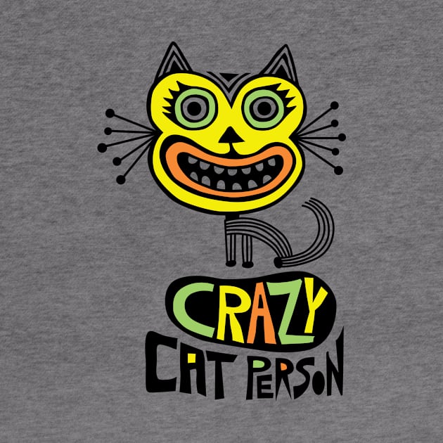 crazy cat person by Andibird